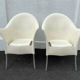 Pair of Lord Yo armchairs by Starck