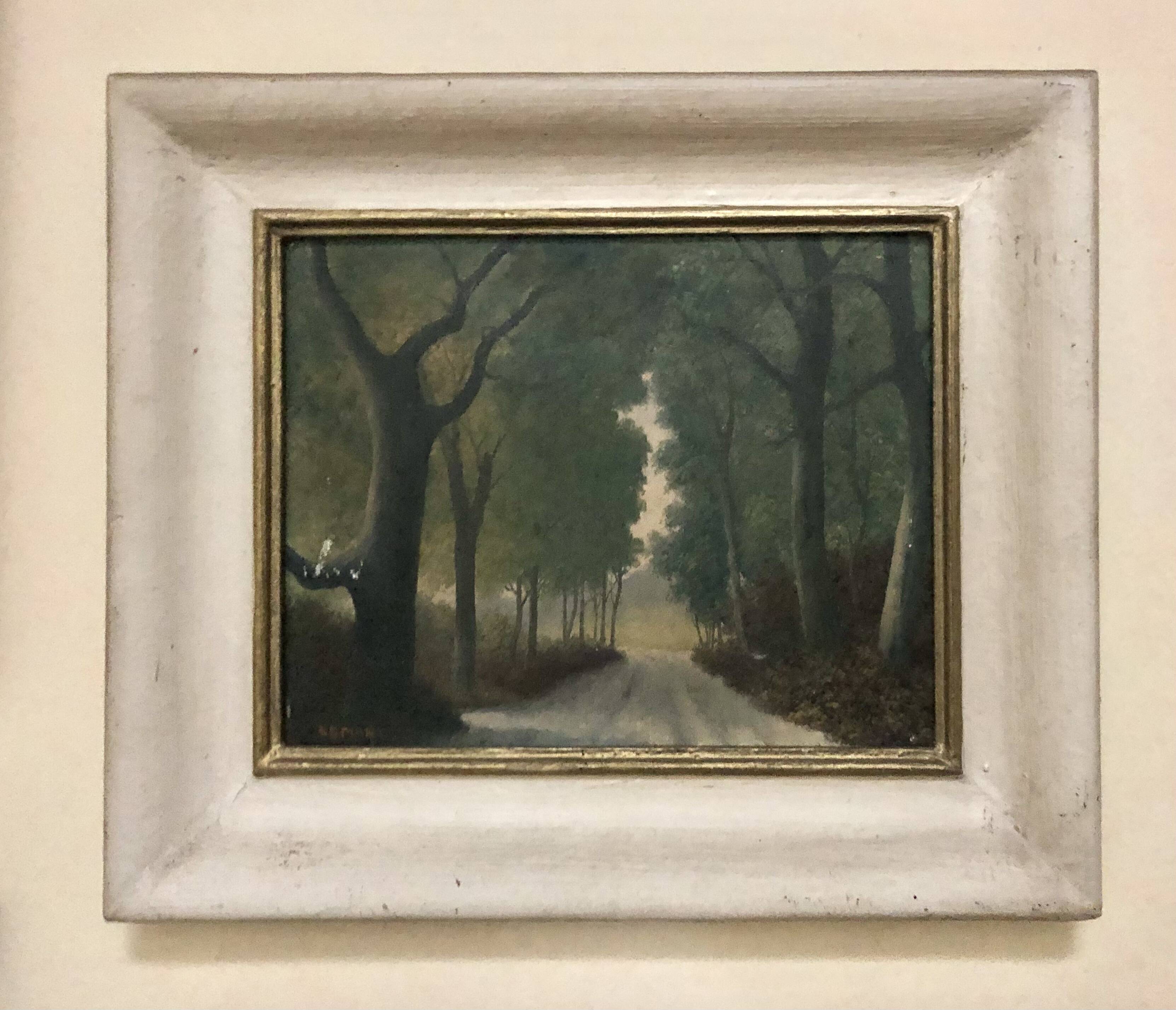 Forest landscape painting