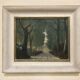 Tableau paysage forestier