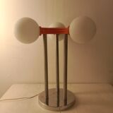 Lampe à poser opaline 3 feux