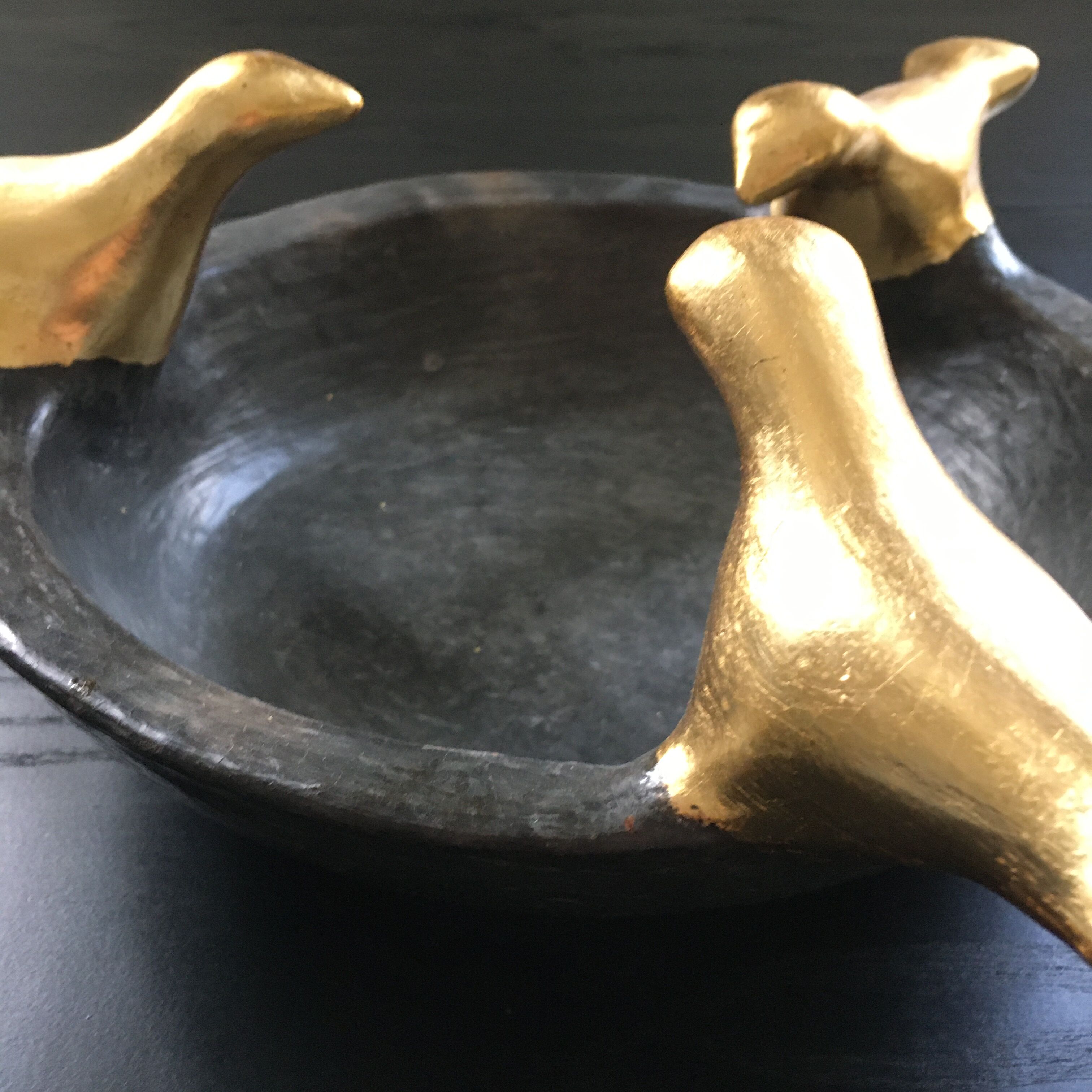 3 gold bird empty pocket