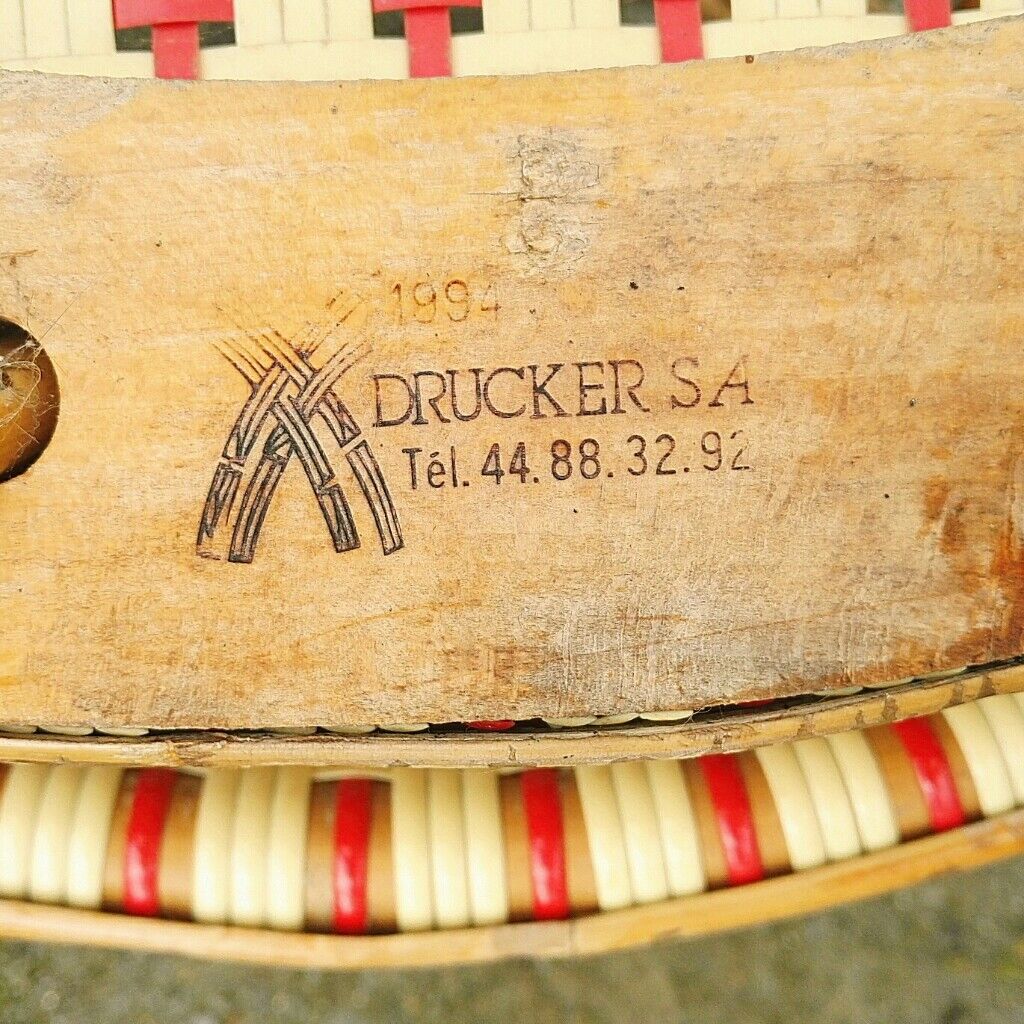 Pair of Parisian bistro chairs Maison Drucker model Fouquet's N°1