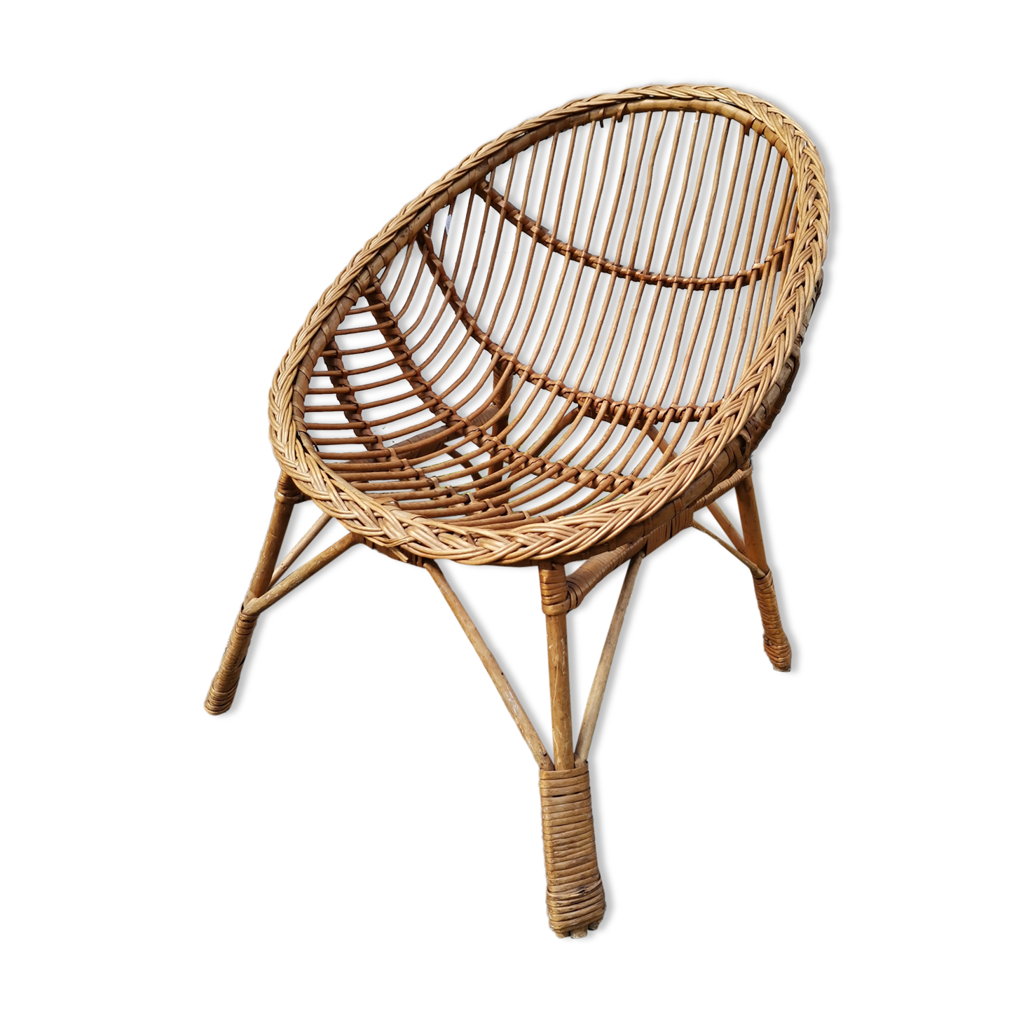 Wicker child seat