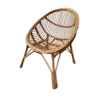 Siège enfant osier
