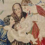 Orientalist style petit point tapestry. Circa 1880.