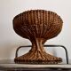 Wicker fruit bowl