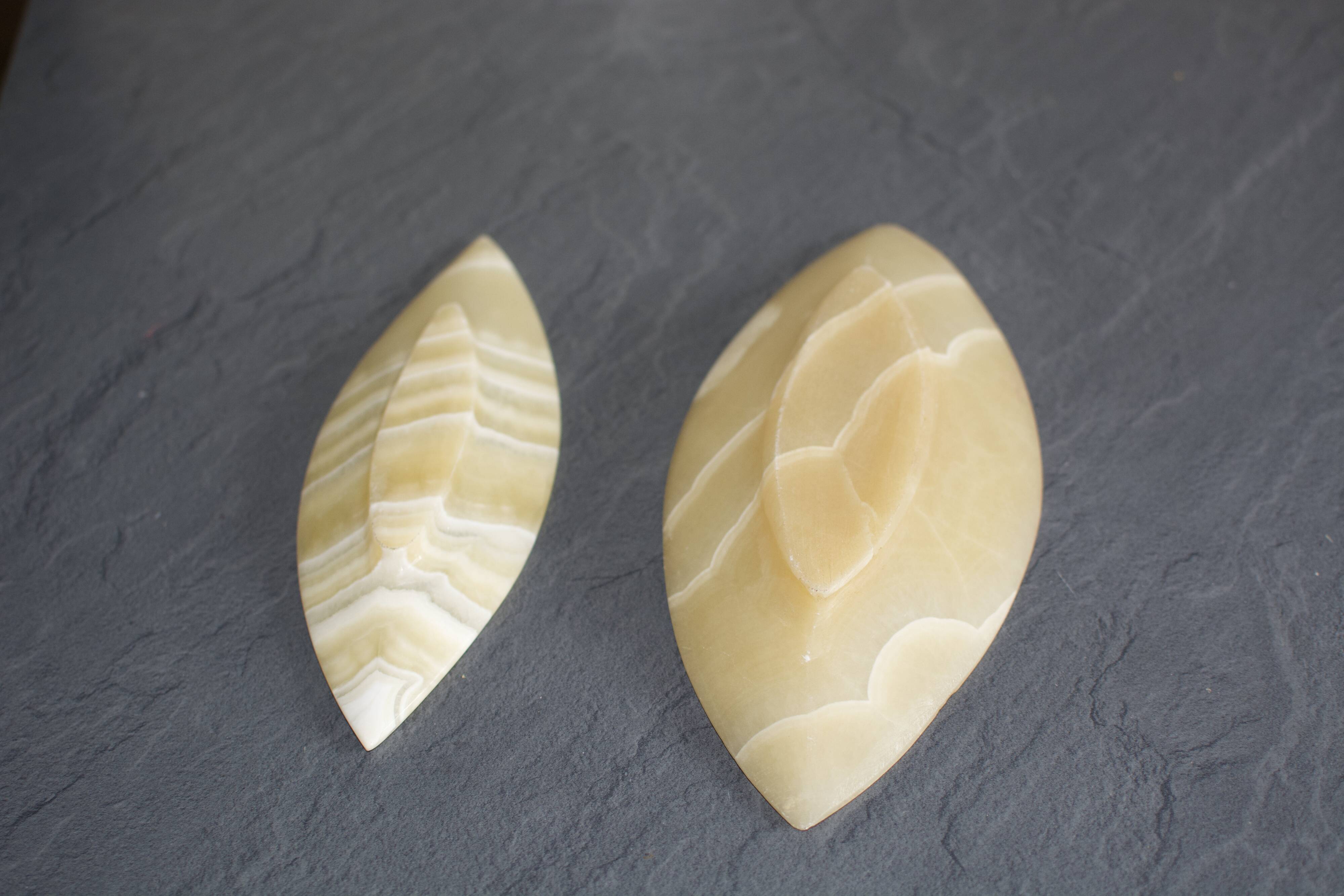 Pair of marble cup
