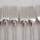 12 dessert spoons, 24 pieces in silver-plated metal Christofle Rubans