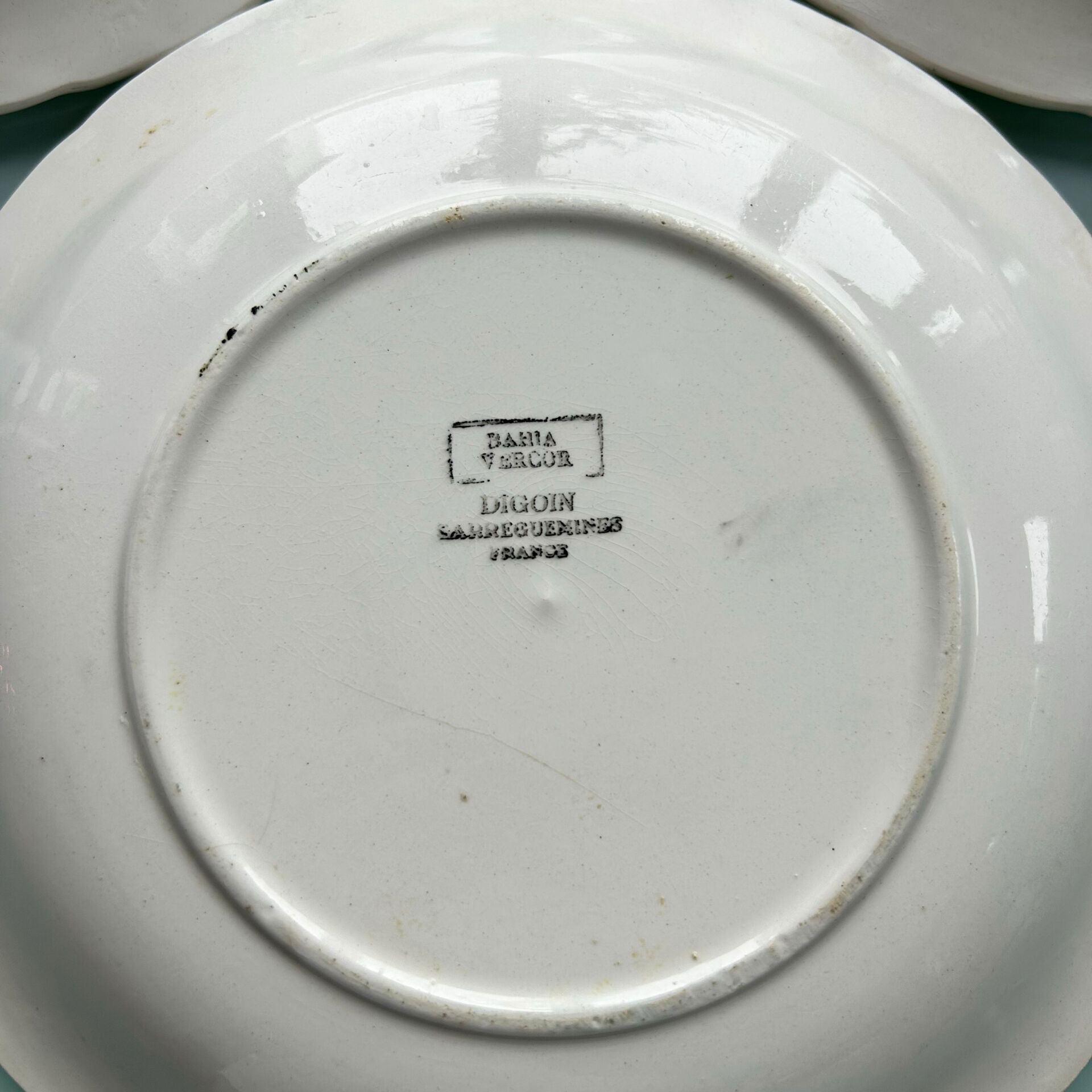 Set of three palm plates Digoin