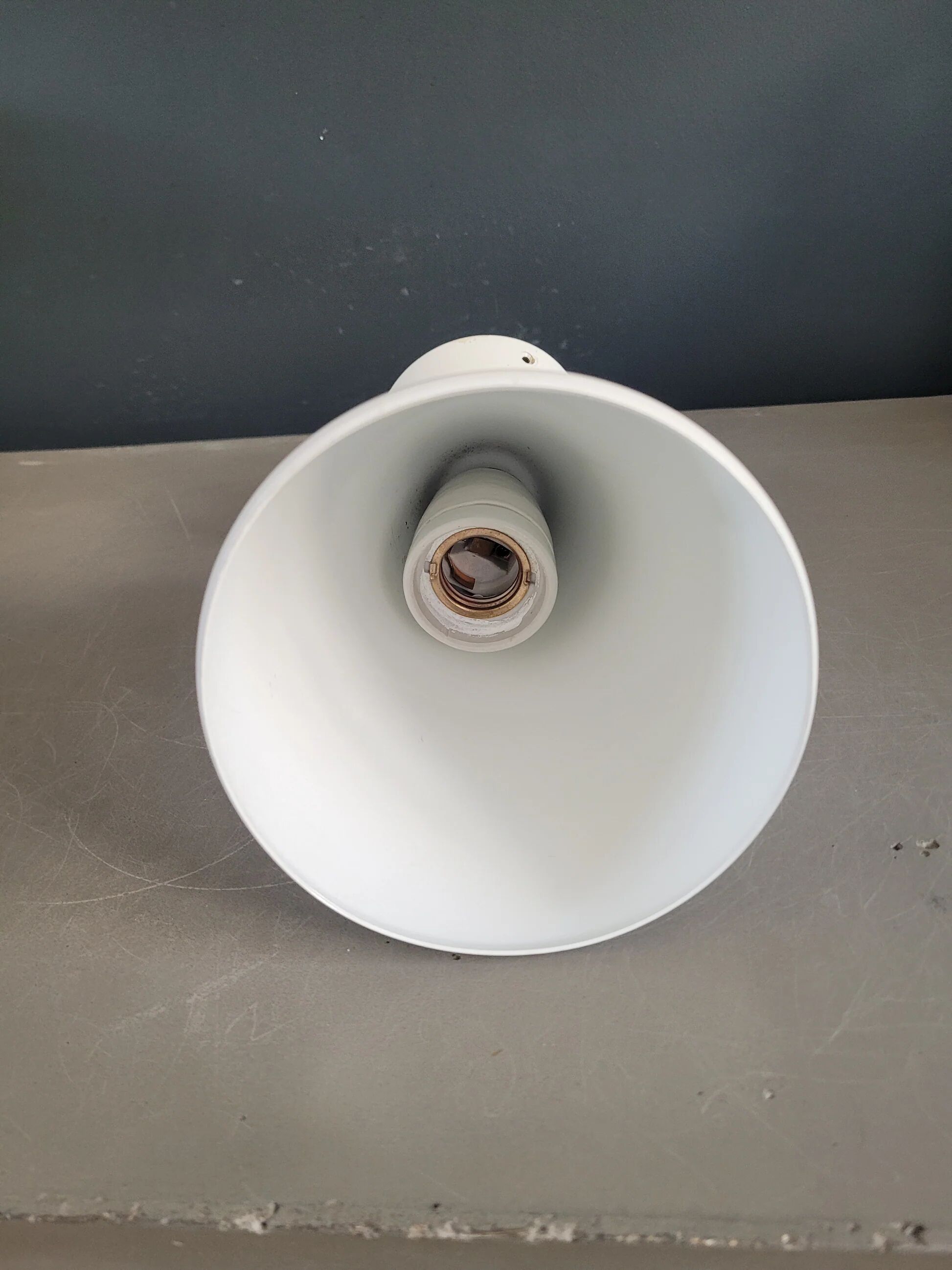 Applique articulée vintage en métal laqué douille céramique - Réf 849