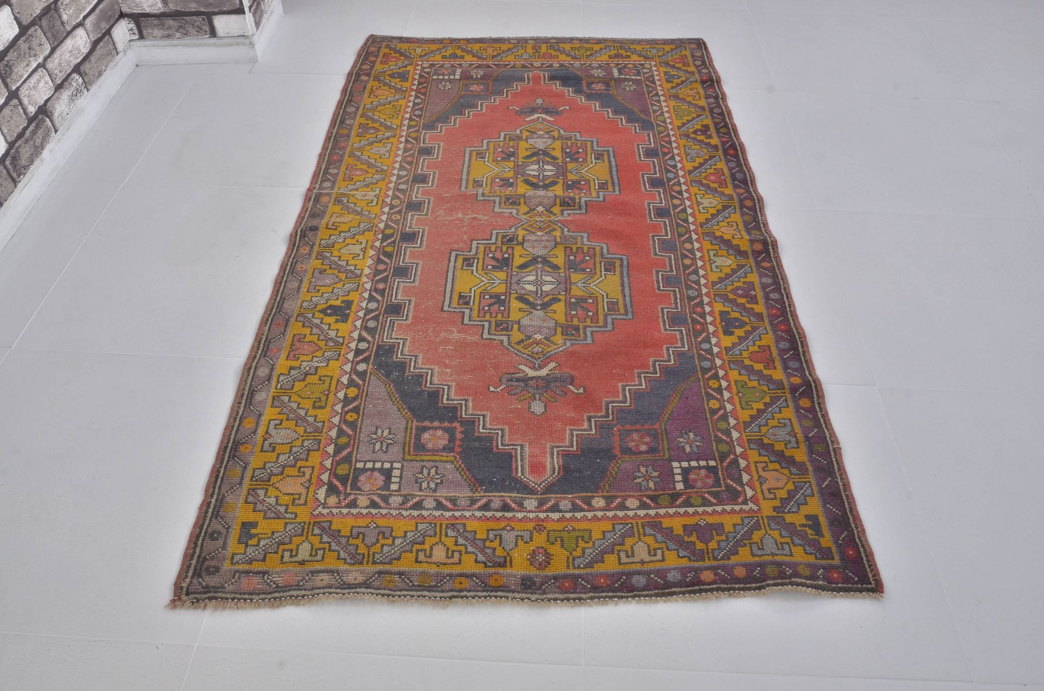 Tapis kurde anatolien noué à la main sku a-2