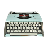 New ribbon revised turquoise olympia deluxe typewriter