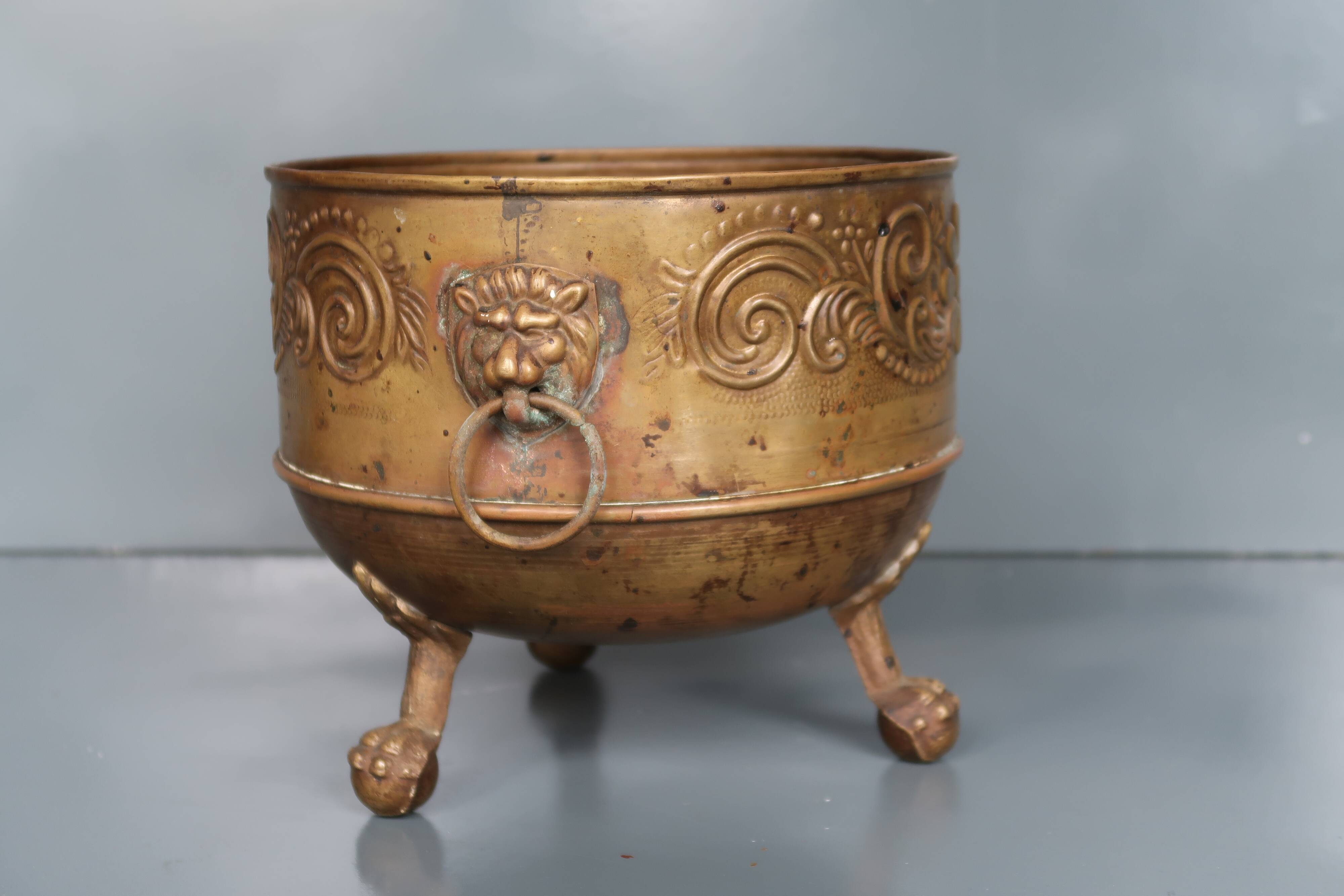 Antique table jardinière.