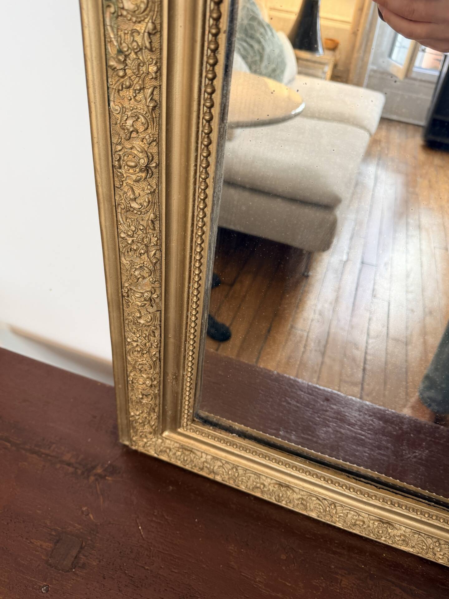 Large Louis Philippe mirror