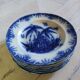 8 very old flat plates made of ironstone