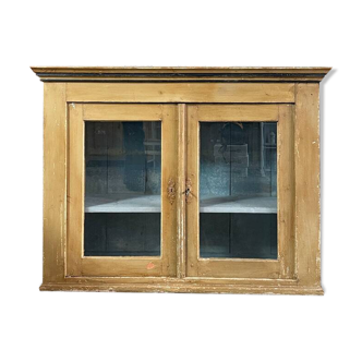 Vitrine ancienne patinée