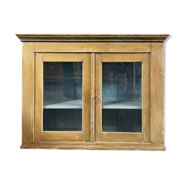 Old patinated display case