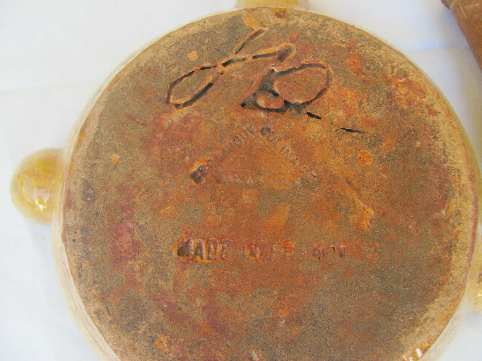 Mortar and its pestle - ceramic Vallauris