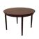 Table ronde en palissandre, design danois, années 1970, production : Danemark
