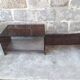 Table basse vintage en plexiglas