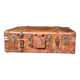 Large suitcase or trunk - leather suitcase, period 1910/1920.