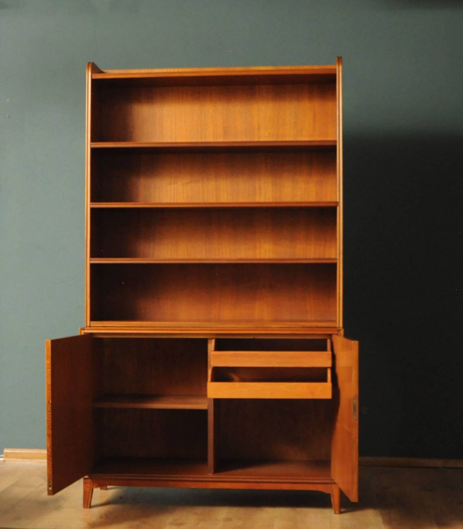 Bookcase/secretary with chair, 1960s set