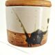 Lidded pot in stoneware — La Colombe pottery, 1970s