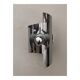 Vintage stainless steel wall light