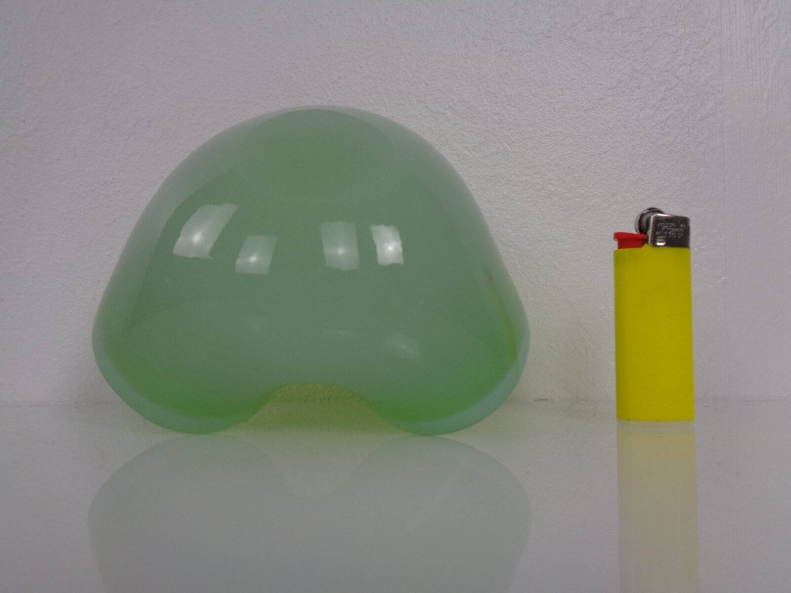 Green Sommerso Murano Glass Ashtray, Italy, 1960s