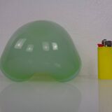 Green Sommerso Murano Glass Ashtray, Italy, 1960s