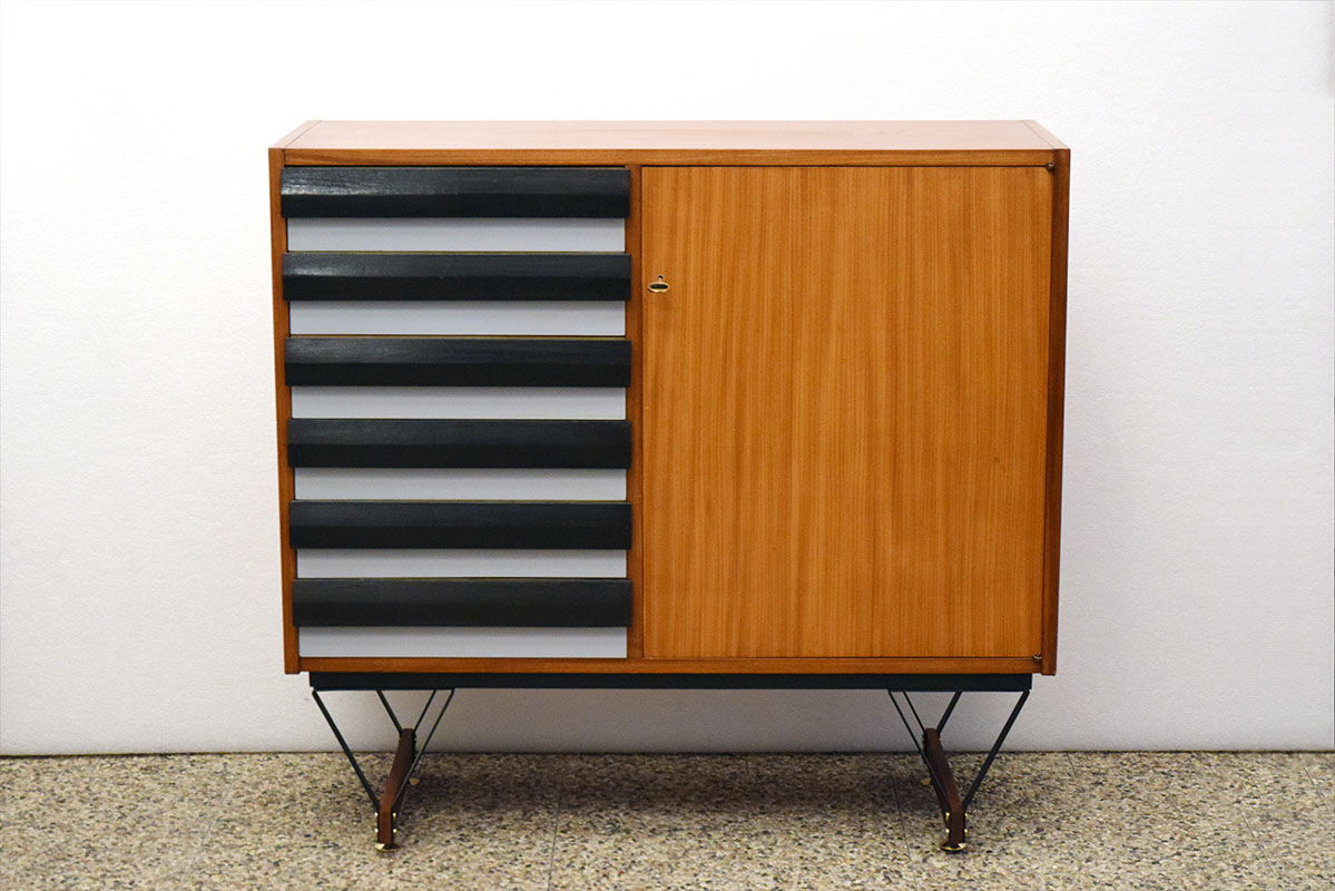 Italian Cabinet with Drawers, 1960s