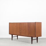 Buffet haut classique scandinave en teck avec tiroirs, années 1960