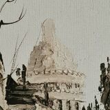 Oil on canvas Montmartre Midani M'Barki