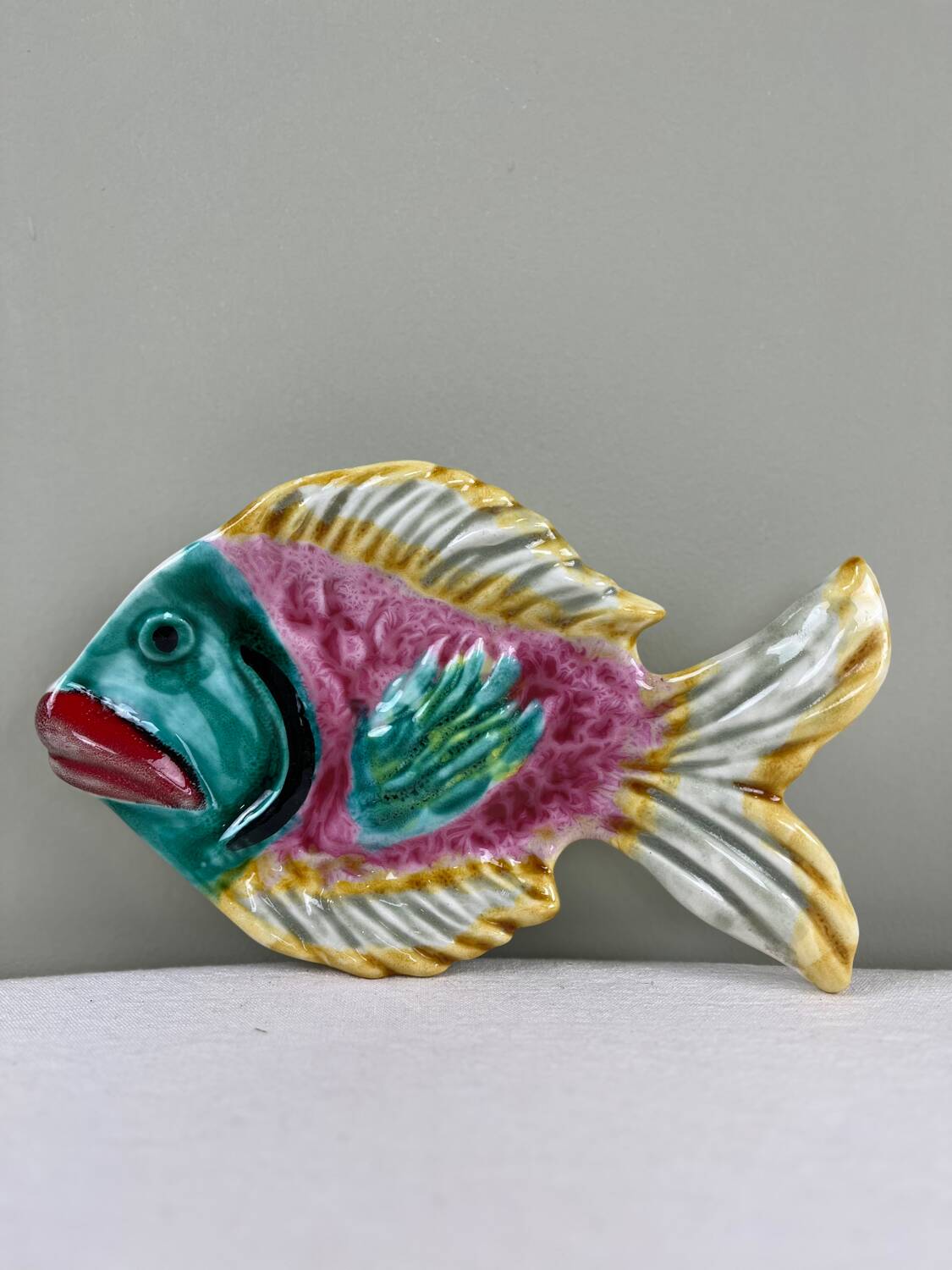 Fish-shaped trinket tray in Vallauris