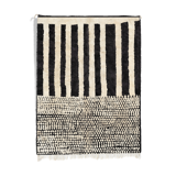 Modern Moroccan carpet white contemporary art 300x370cm