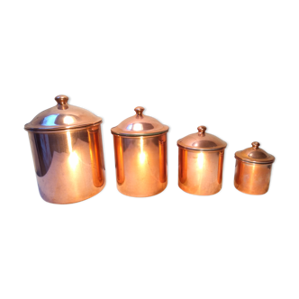 Series 4 copper spice pots