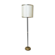 Floor lamp in black lacquered metal, 50s.