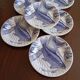 6 English flat plates Ironstone Tableware