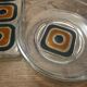 Set of three Walther kristallglas serving dishes from the 60s