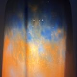 Lampe de notaire réglable Tulipe verre marmoréen 1900