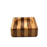 Mid-century wood ashtray / bowl, Italy ca. 1970