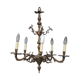Chandelier in bronze 5 light rock