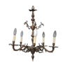 Chandelier in bronze 5 light rock