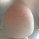 Vintage mushroom lamp 70-80s in speckled frosted glass