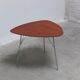 Triangular 'VL1312' side table in teak by Vermund Larsen, 1959