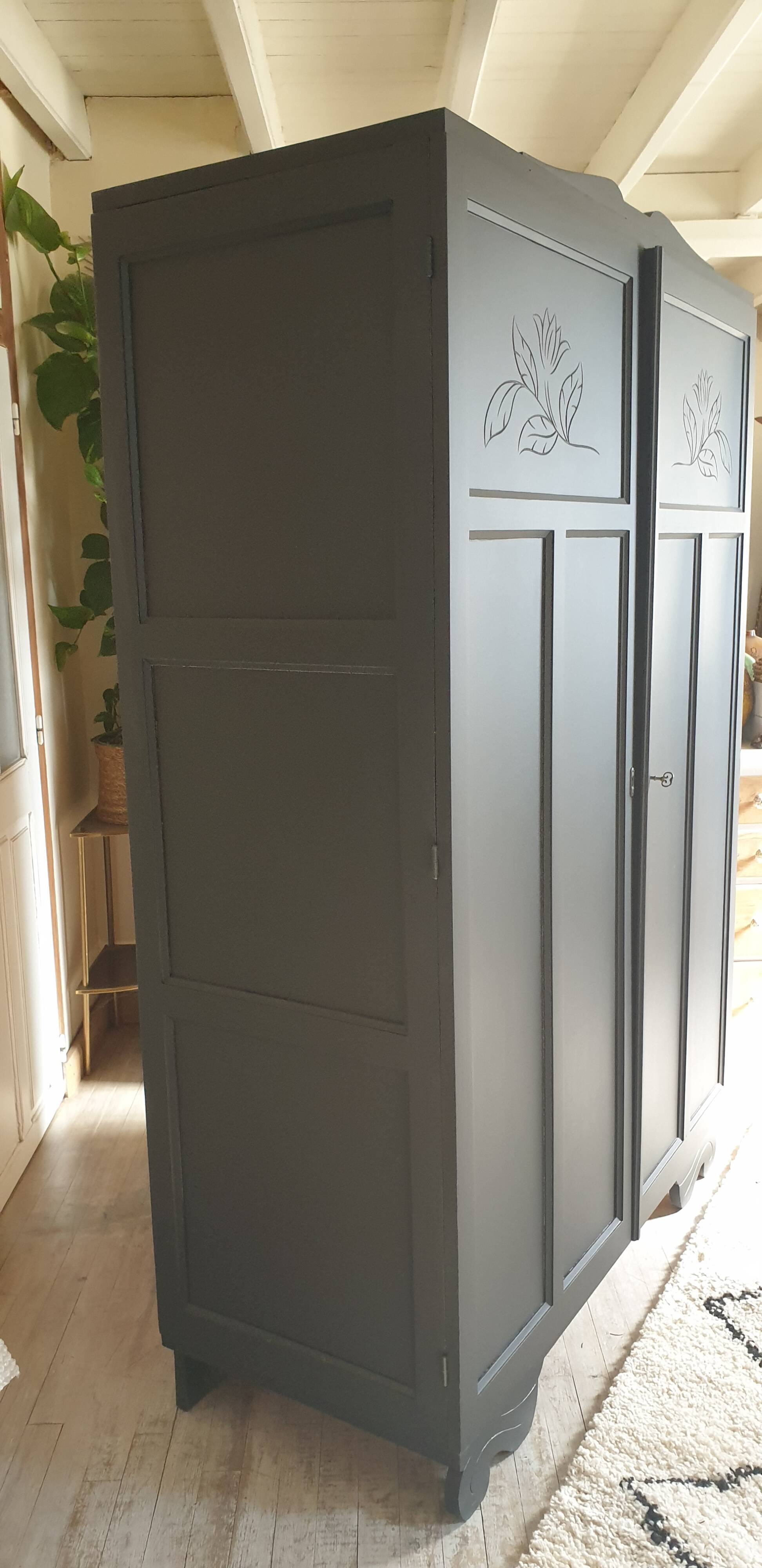 Armoire penderie art déco