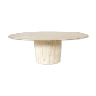 Dining room table in travertin 1970