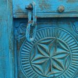 Old wooden door