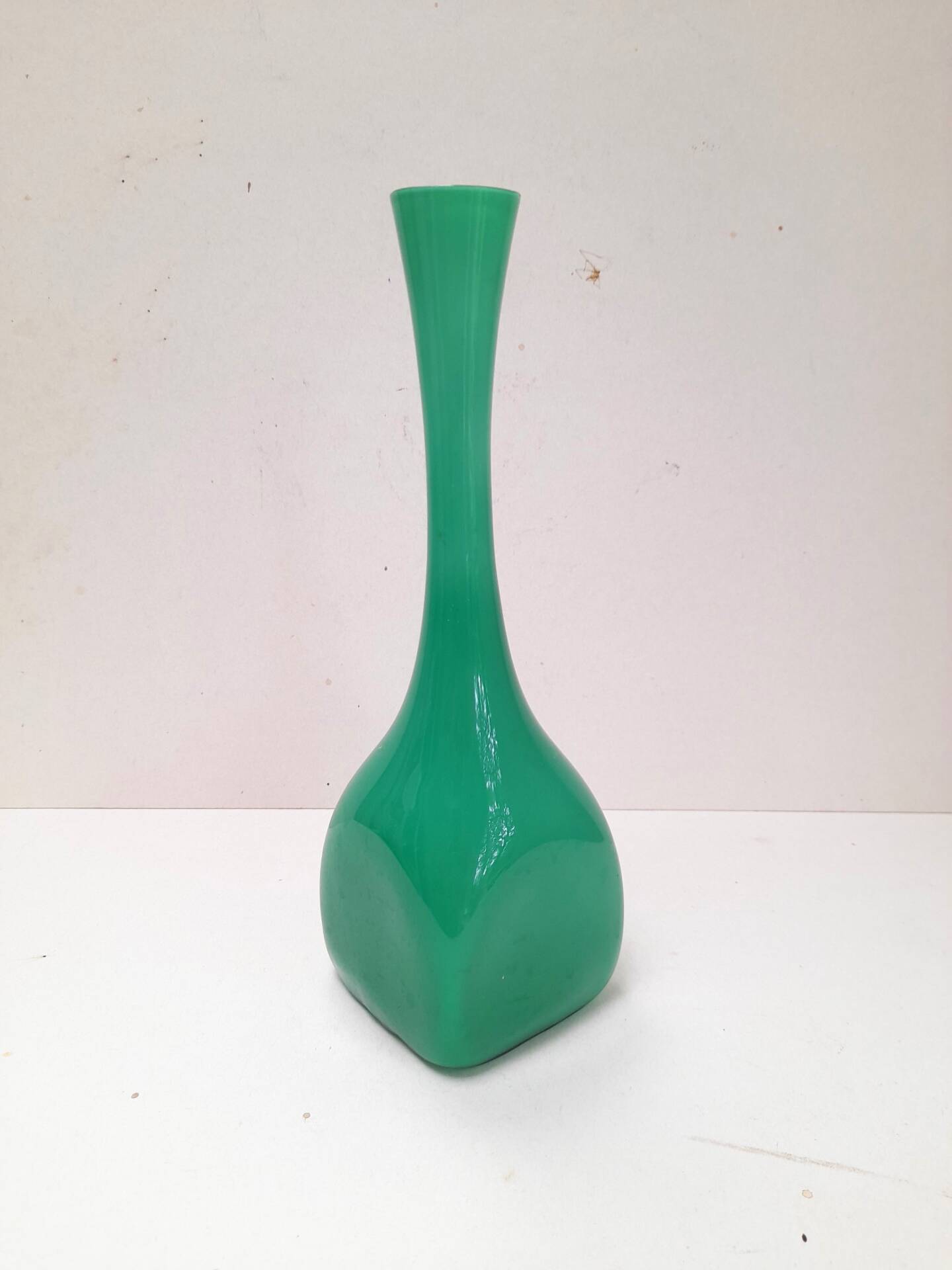 Swedish vase in green opaline