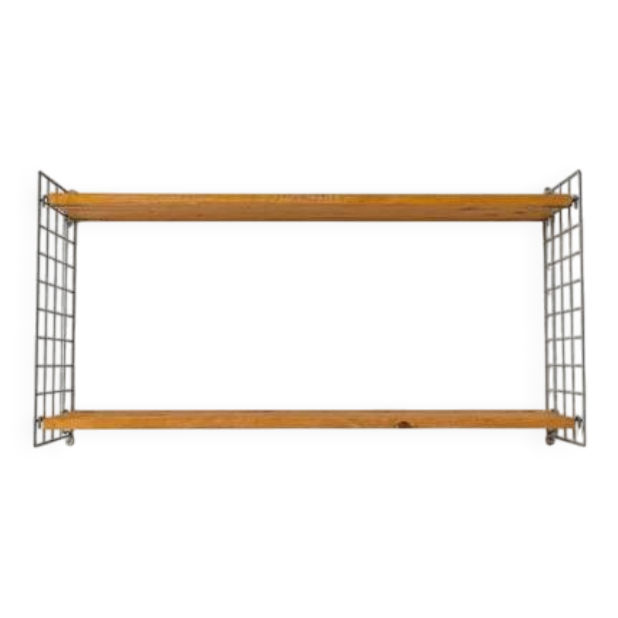 Wall Shelf with 2 Shelves - Pilastro / Tomado Style